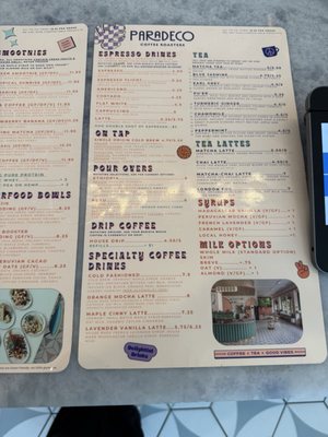Menu photo 7 Paradeco Coffee Roasters St. Petersburg, FL