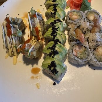 Sanya Sushi Bistro - Volcano roll, Hurricane roll, and shrimp tempura. Everything was amazing. - Sushi Bars Near Me - Kitty Hawk, North Carolina Sanya Sushi Bistro - Volcano roll, Hurricane roll, and shrimp tempura. Everything was amazing. - Sushi Bars Near Me - Kitty Hawk, North Carolina