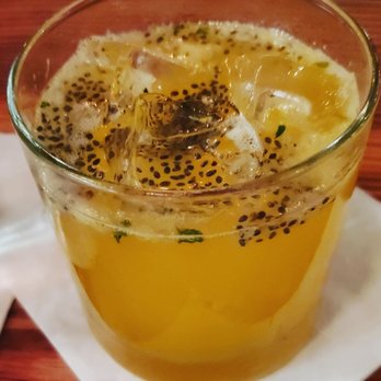 Bartaco - oaxacan sunshine libélula joven + gentian liqueur + orange + mint + lime + passionfruit syrup + chia + montelobos mezcal mist - Mexican Near Me - Tampa, Florida