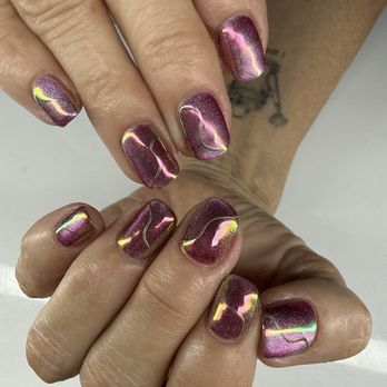 Legend Nail Spa - Love this combo of cat eye and chrome!!! The best!!!! - Nail Salons Near Me - Santa Clarita, California Legend Nail Spa - Love this combo of cat eye and chrome!!! The best!!!! - Nail Salons Near Me - Santa Clarita, California