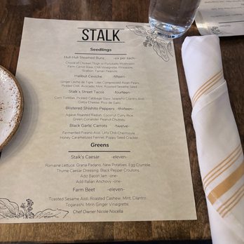 Stalk - Great menu - New American Near Me - Dover, New Hampshire