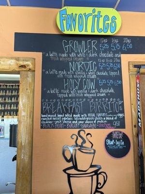 Menu photo 1 Big Shooter Coffee Kremmling, CO