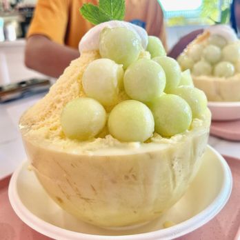 Kobing Dessert Studio - Mango Melon shaved ice - Desserts Near Me - Citrus Heights, California Kobing Dessert Studio - Mango Melon shaved ice - Desserts Near Me - Citrus Heights, California