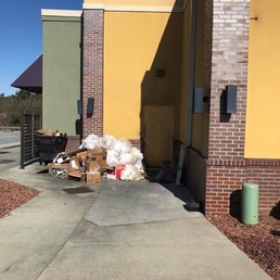 Garbage outside