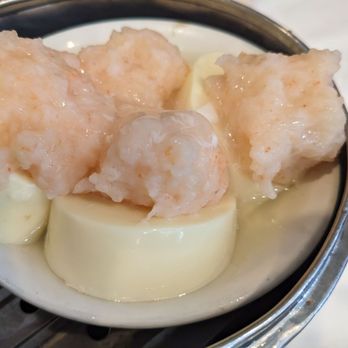 Shanghai Restaurant 東雲閣 - Something different tofu with shrimp on top. - Dim Sum Near Me - Houston, Texas Shanghai Restaurant 東雲閣 - Something different tofu with shrimp on top. - Dim Sum Near Me - Houston, Texas