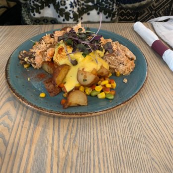 The Garden Table - Smoked Salmon Hash Plates - Breakfast & Brunch Near Me - Indianapolis, Indiana