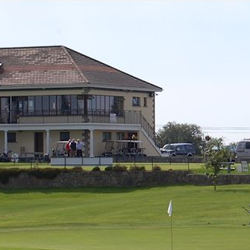 Loughrea Golf Course - View of Loughrea Golf Club House from the 18th Green.