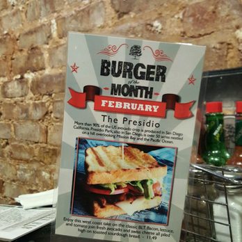 Park Bar - February burger of the month.  Yum! - Bars Near Me - Atlanta, Georgia