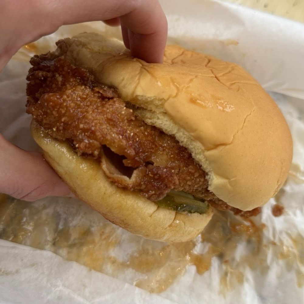 Red Light Chicken - Hot and honey chicken sandwich - Chicken Shop Near Me - Chicago, Illinois