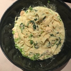 Restaurant A11 - Great comfort food dish : Salmon Tagliatelle with Spinash