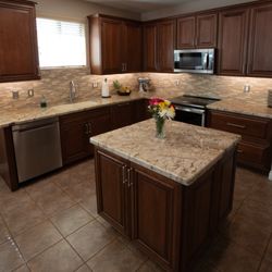 Desert Valley Concepts - Love the extra design choices they gave us such as motion sensitive lighting, extra space,...