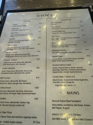 Menu photo 2 Nomad East Salt Lake City, UT Menu photo 2 Nomad East Salt Lake City, UT