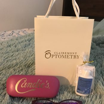 Clairemont Optometry - Pink metal Candies frames with glare and blue light protection; they have a pink/blue lens color in the right light, so pretty XD - Optometrists Near Me - San Diego, California