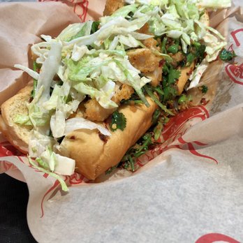 Gu's Dumplings - Szechuan Chicken Po'Boy - Szechuan Near Me - Atlanta, Georgia