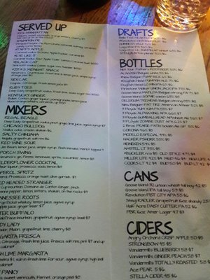 Menu photo 2 Rex Tavern Chicago, IL