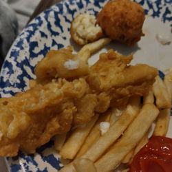 Captain D's - Raw hush puppies and old fish