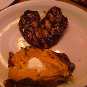 Texas Roadhouse - 1/2-lb BBQ chicken breast with sweet potato - Steakhouses Near Me - Lancaster, Pennsylvania Texas Roadhouse - 1/2-lb BBQ chicken breast with sweet potato - Steakhouses Near Me - Lancaster, Pennsylvania