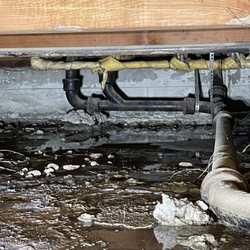 Absolute Rooter & Plumbing - Water within crawl space under my home due to damage/broken pipeline.