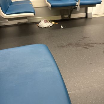 BART - Bay Area Rapid Transit - Trash left behind - Public Transportation Near Me