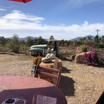 Rustic Ridge Vineyards - View from our table - Wine Tasting Room Near Me - Jamul, California Rustic Ridge Vineyards - View from our table - Wine Tasting Room Near Me - Jamul, California