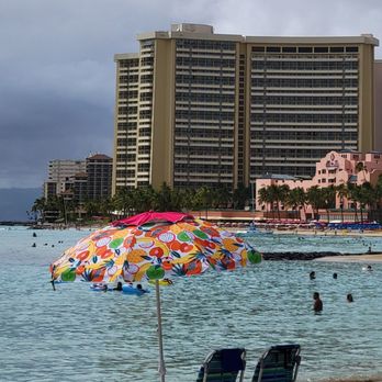 Waikiki Beach Walls - Royal Hawaiian in background - Beaches Near Me - Honolulu, Hawaii Waikiki Beach Walls - Royal Hawaiian in background - Beaches Near Me - Honolulu, Hawaii