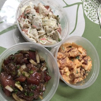 Monarch Poke - Crab, shoyu, and spicy poke - Hawaiian Near Me - Aiea, Hawaii
