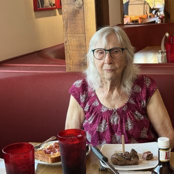 Sizzler - My mother and her steak - Seafood Near Me - Visalia, California Sizzler - My mother and her steak - Seafood Near Me - Visalia, California