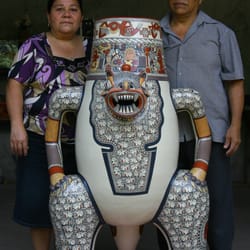 NICA Ceramic Art - Master ceramic artist Gregorio Bracamonte from Nicaragua.