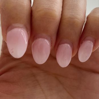 918 Nail Lounge - see, what I got from the nail bar. They can't do a good job even the simplest pink white nails. - Nail Salons Near Me - Broken Arrow, Oklahoma