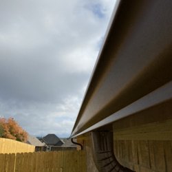 Greenway Gutter Pros - 5" Beaver Brown Seamless Gutter.