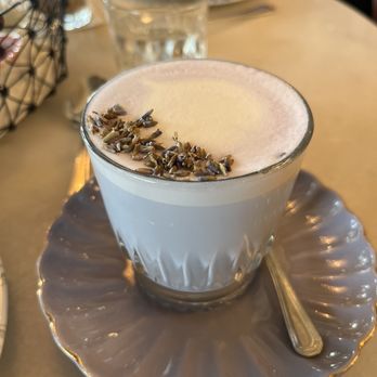 Little Hen - Lavender Tea Latte - Breakfast & Brunch Near Me - Weston, Florida Little Hen - Lavender Tea Latte - Breakfast & Brunch Near Me - Weston, Florida