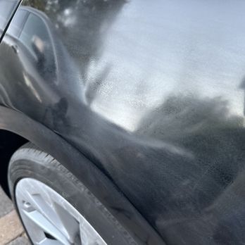 Thompson's Autobody Repair - More of the finished product - these gray cloudy marks are all over the section he worked on. - Body Shops Near Me - Glendale, California Thompson's Autobody Repair - More of the finished product - these gray cloudy marks are all over the section he worked on. - Body Shops Near Me - Glendale, California