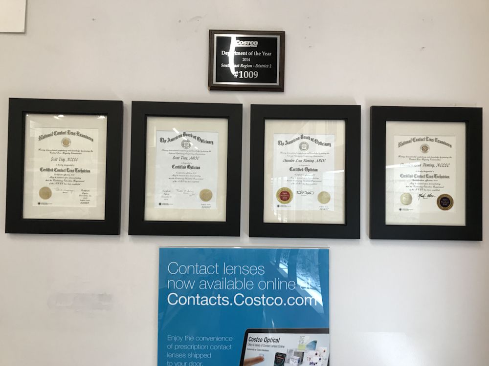 COSTCO OPTICAL Updated August 2024 8251 Eastchase Pkwy, Montgomery