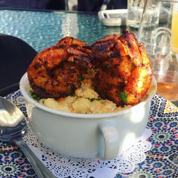 The Cave - Blackened Shrimp in Mac & Cheese - Wine Bars Near Me - Ventura, California The Cave - Blackened Shrimp in Mac & Cheese - Wine Bars Near Me - Ventura, California