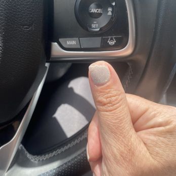 Lavender Nails & Spa - Cracked dip the next day - Nail Salons Near Me - Manteca, California