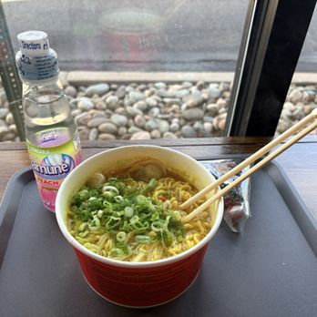 Hangang Ramen - Ramen Chef Chicken Curry Ramen, Dumplings, Mushrooms, Sausage, and Green Onions; White Peach Ramune; Tuna Onigiri - Noodles Near Me - Aurora, Colorado Hangang Ramen - Ramen Chef Chicken Curry Ramen, Dumplings, Mushrooms, Sausage, and Green Onions; White Peach Ramune; Tuna Onigiri - Noodles Near Me - Aurora, Colorado
