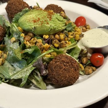 Mozaic - Alicia Salad with falafel - Mediterranean Near Me - Santa Cruz, California