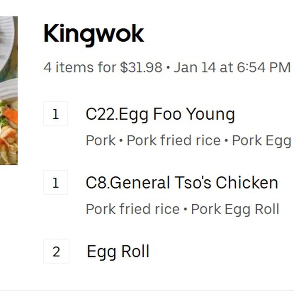 King Wok Restaurant - Was supposed to get 4 eggrolls, but only 3 were delivered. - Restaurants Near Me - Philadelphia, Pennsylvania King Wok Restaurant - Was supposed to get 4 eggrolls, but only 3 were delivered. - Restaurants Near Me - Philadelphia, Pennsylvania