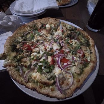 Elliot's Wood Fired Kitchen & Tap - Roasted Red Pepper & Goat Cheese Pizza - Pizza Near Me - Pataskala, Ohio