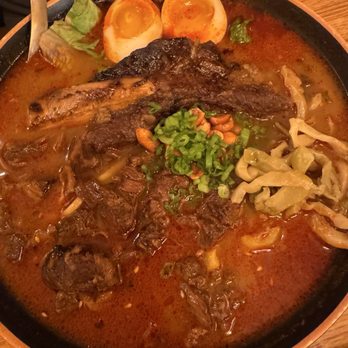 Haven - Braised Beef Noodles in Red Chili Broth - Asian Fusion Near Me - Madison, Wisconsin