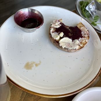 Brockton Villa Restaurant - English muffin with house jam - Seafood Near Me - La Jolla, California Brockton Villa Restaurant - English muffin with house jam - Seafood Near Me - La Jolla, California