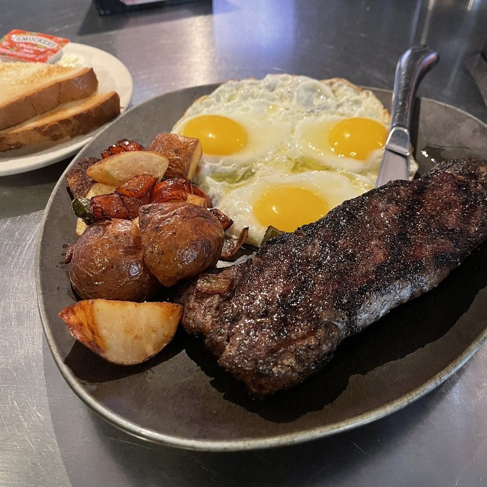 Cafe Mundial - New York steak. - Lounges Near Me - Monrovia, California