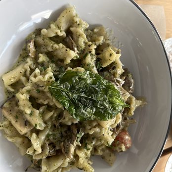 Saltbreaker - Pesto Pasta with shrooms. - Cocktail Bars Near Me - Alameda, California Saltbreaker - Pesto Pasta with shrooms. - Cocktail Bars Near Me - Alameda, California