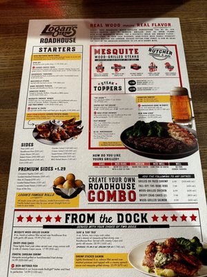 Menu photo 5 Logan's Roadhouse Roseville, MI
