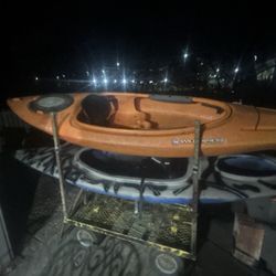 MIG Metal Heads - Custom kayak rack