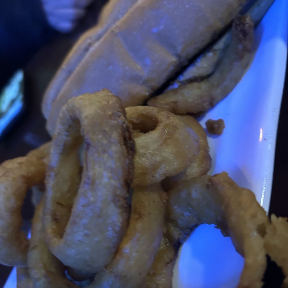 Chuck's Place - Wicked Philly with onion rings - Chicken Wings Near Me - Manteca, California Chuck's Place - Wicked Philly with onion rings - Chicken Wings Near Me - Manteca, California
