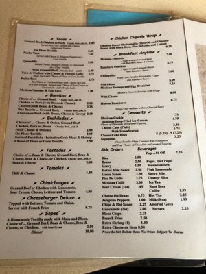 Menu photo 4 Manuel's Taco Hut Allen Park, MI