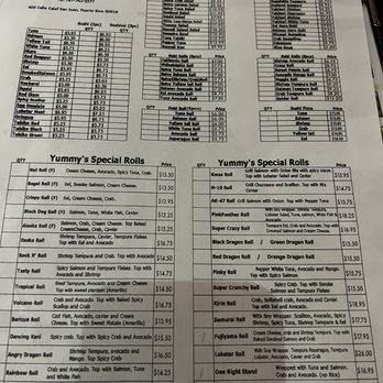 Yummy - Menu as of 2022 - Chinese Near Me - San Juan, Puerto Rico