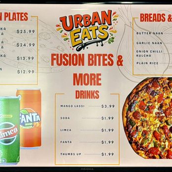 Urban Eats - Menu Board (3 of 3) - Indian Near Me - Overland Park, Kansas Urban Eats - Menu Board (3 of 3) - Indian Near Me - Overland Park, Kansas