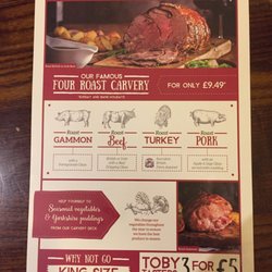 Toby Carvery Amesbury - Menu 1